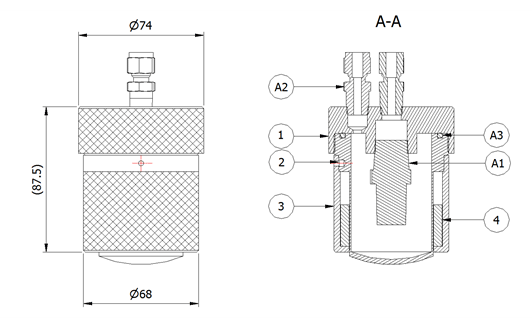 Drawings of magnetic filter